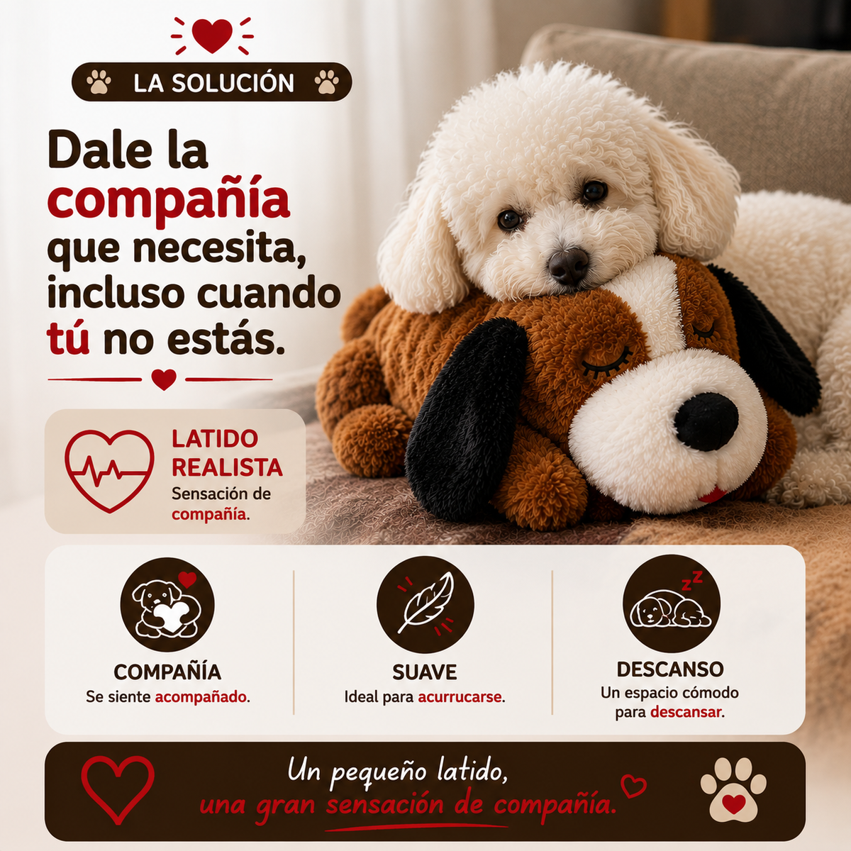 Peluche con Latido Realista para Perros